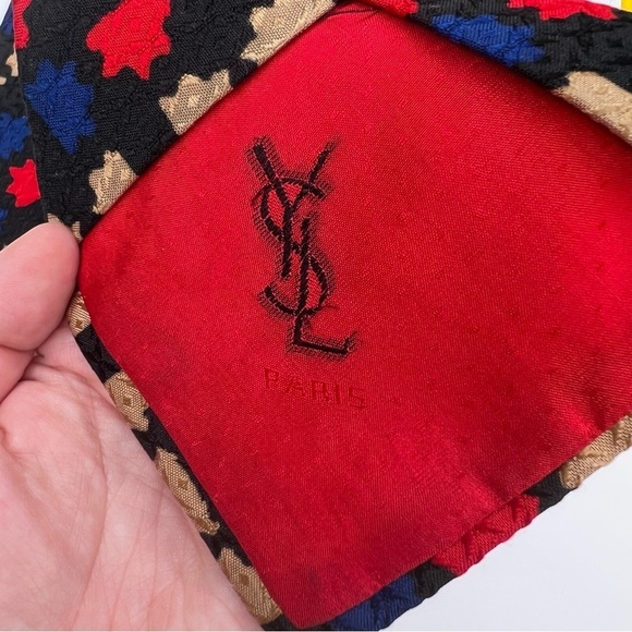 Yves Saint Lauren Vintage silk tie colorful extra wide - Picture 5 of 7
